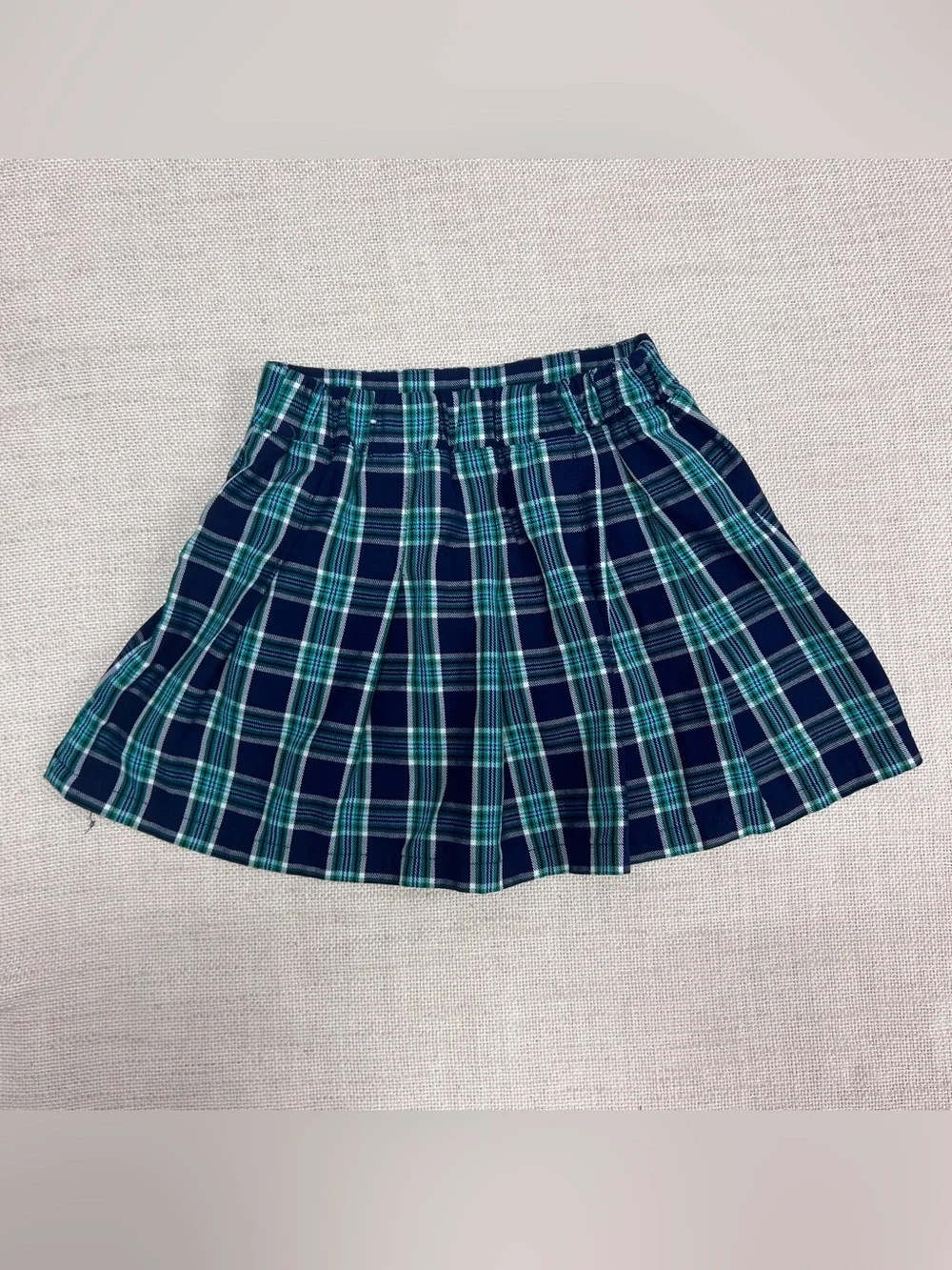 Justice x Stranger Things Plaid Skort 🐯 Hawkins Tigers, Size S (7/8)